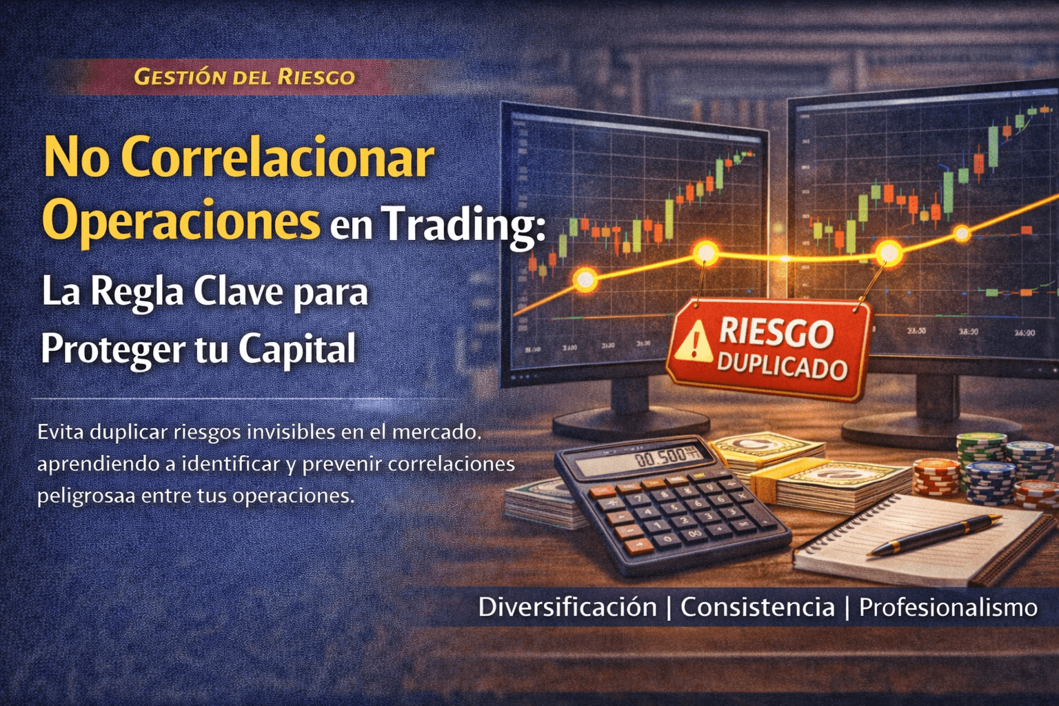 No correlacionar operaciones en trading: la regla clave para proteger tu capital