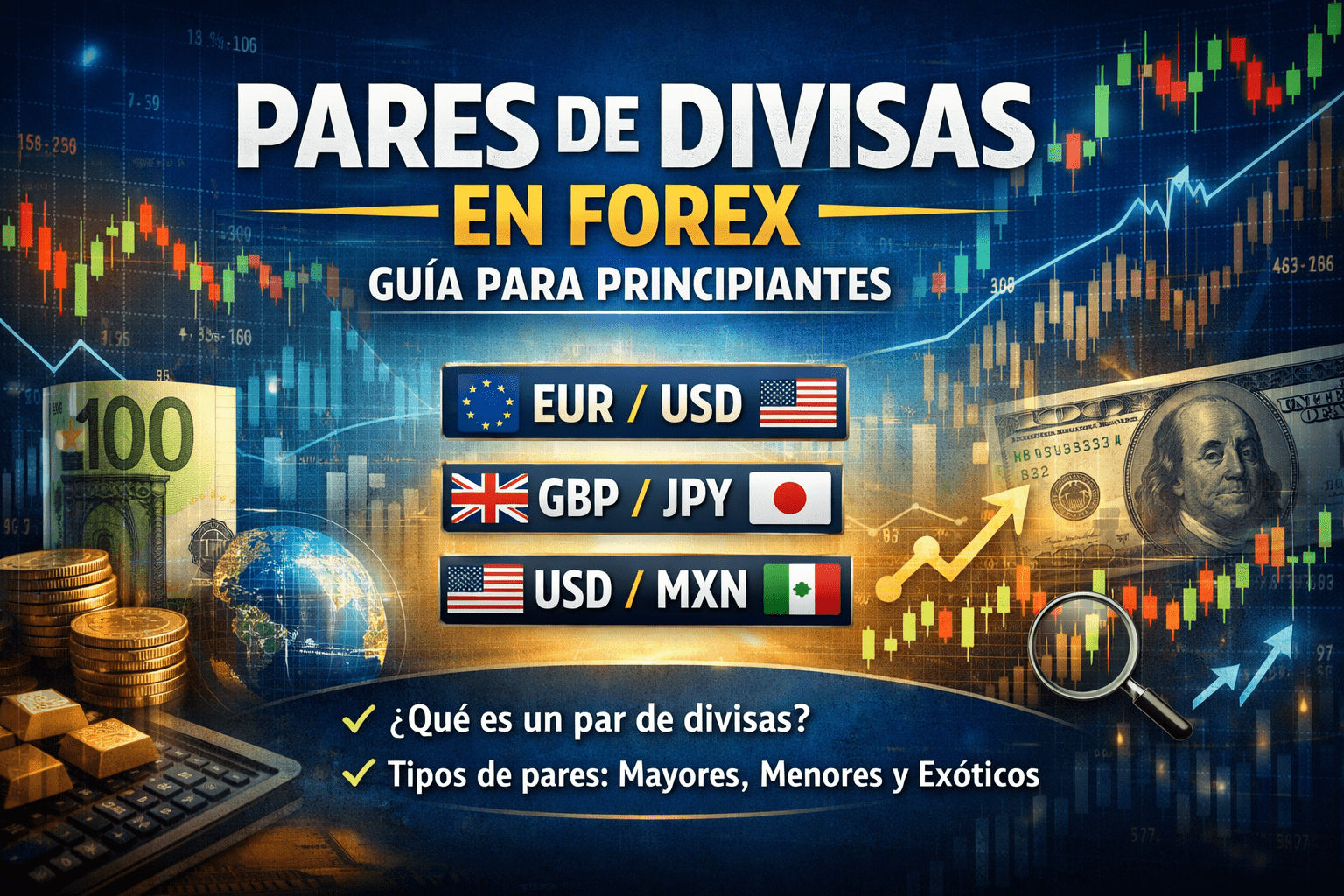 ¿Qué son los pares de divisas en Forex?