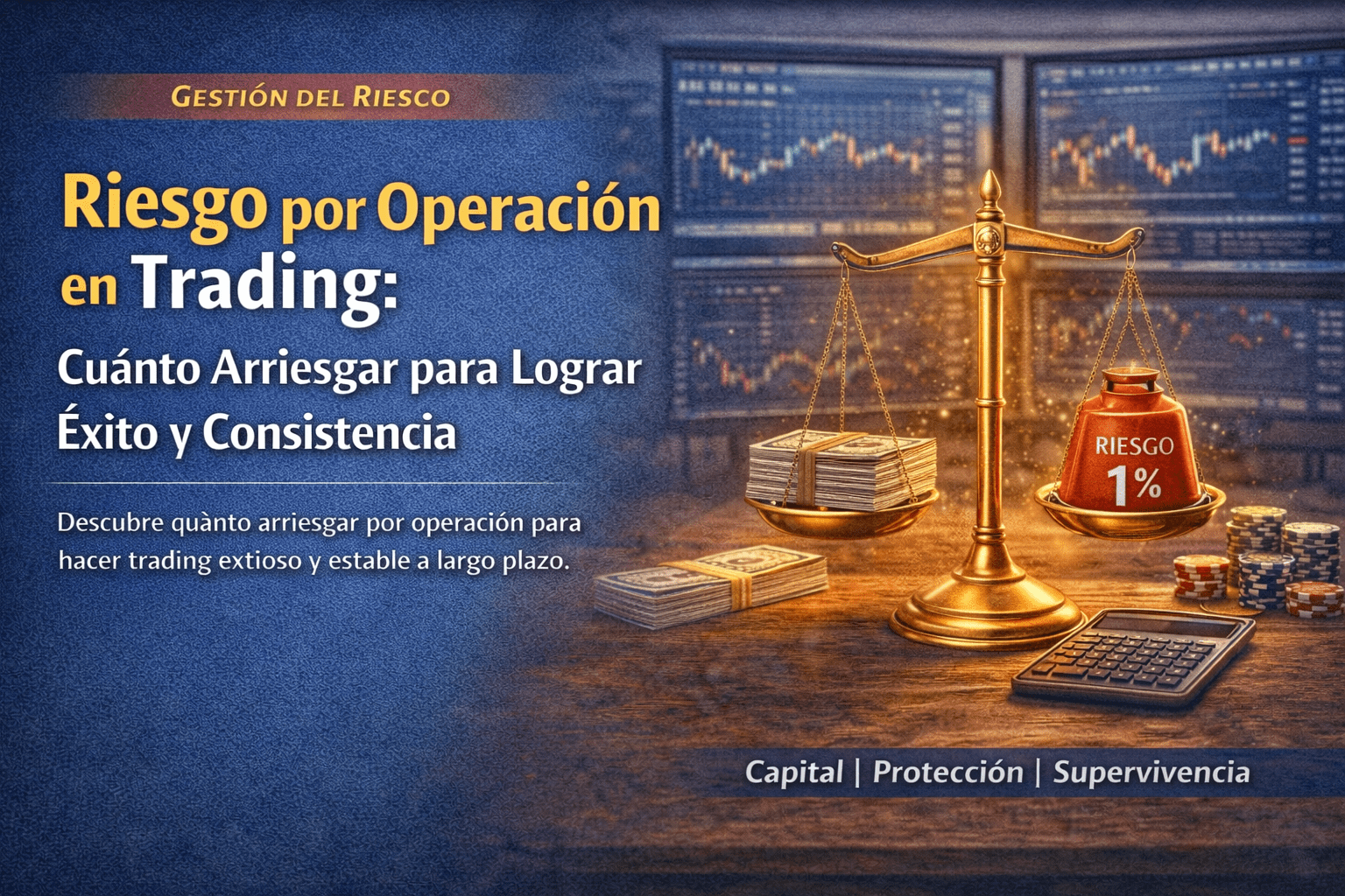 Riesgo por operación en trading: cuánto arriesgar para lograr éxito y consistencia